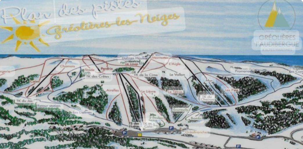 Apartmán Greolieres Les Neiges Exteriér fotografie
